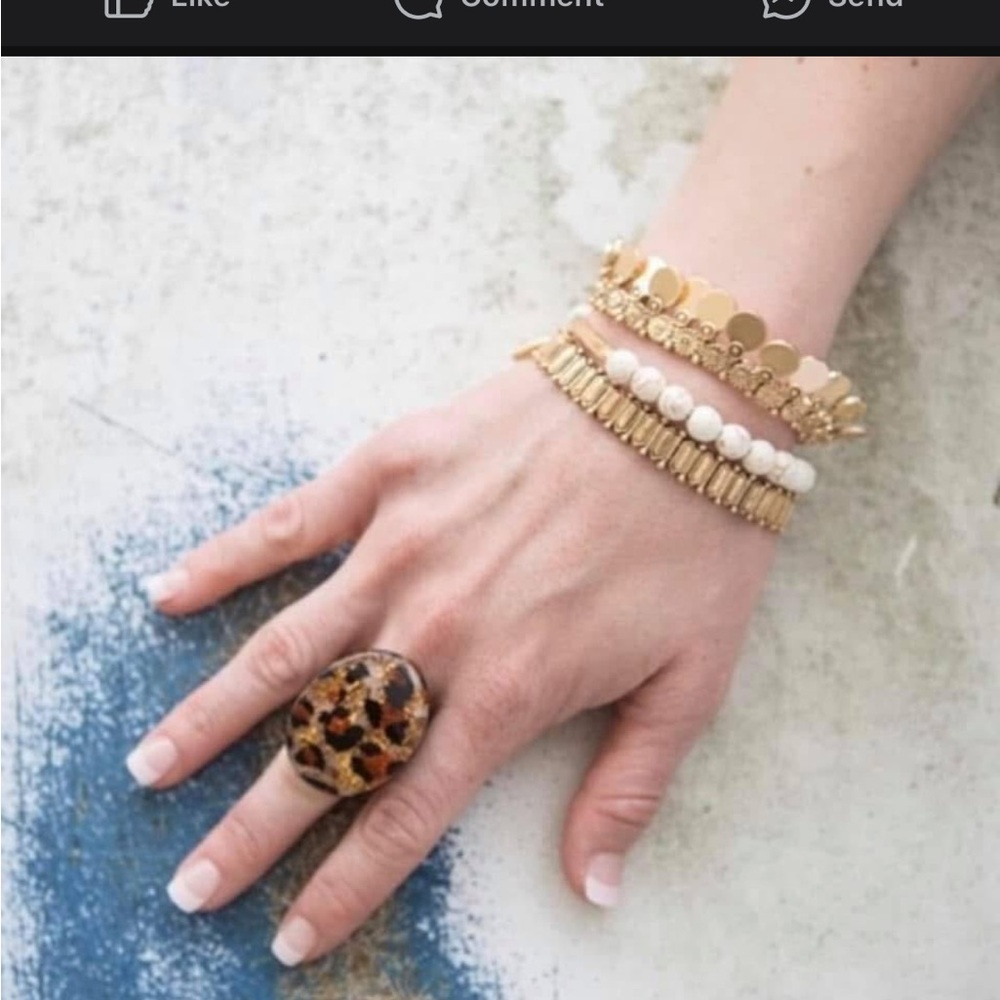 Leopard Statement Ring